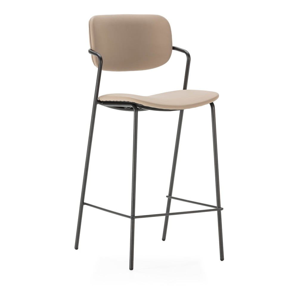 Béžové barové stoličky v súprave 2 ks (výška sedadla 68 cm) Maika – Marckeric