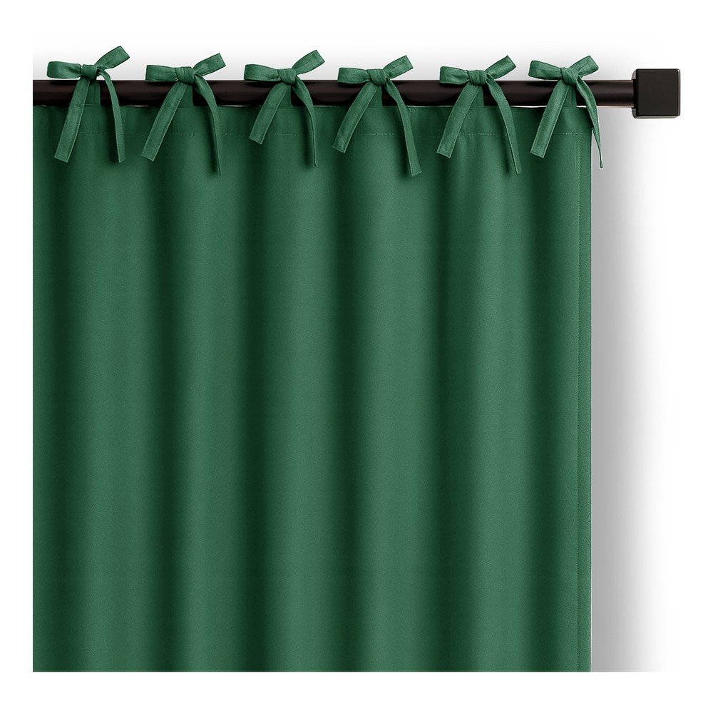 Tmavozelený dimout záves 140x250 cm Carli Tie – Restilo