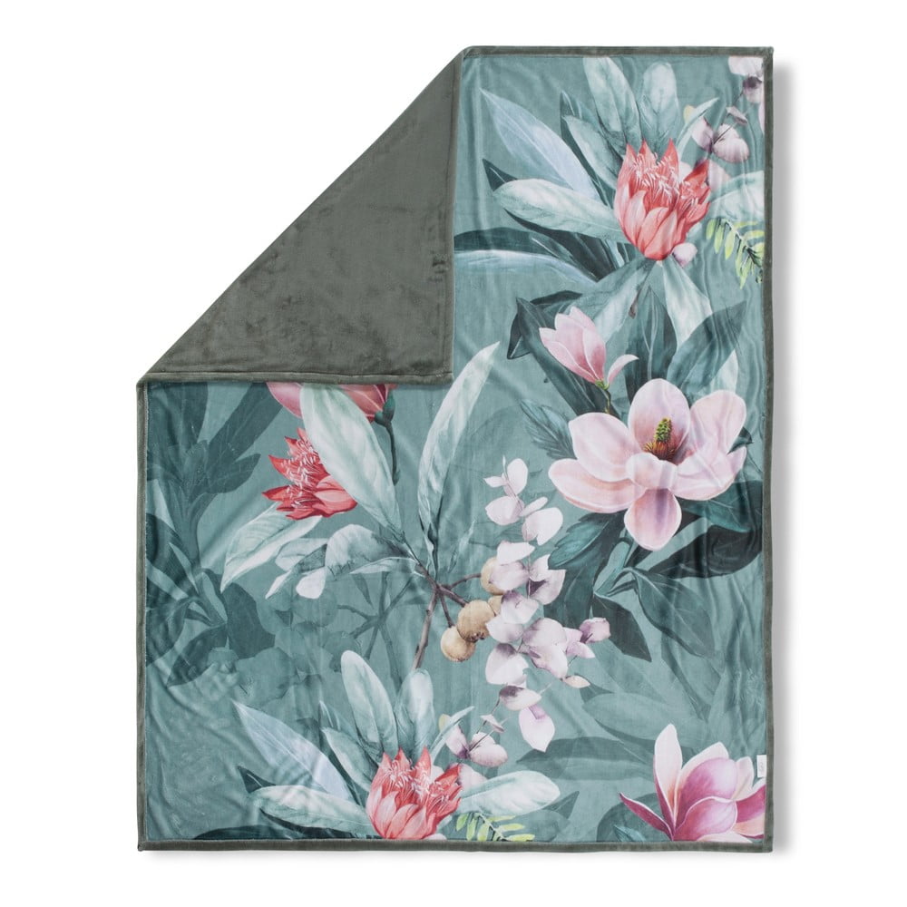 Zelená obojstranná deka Descanso Parler