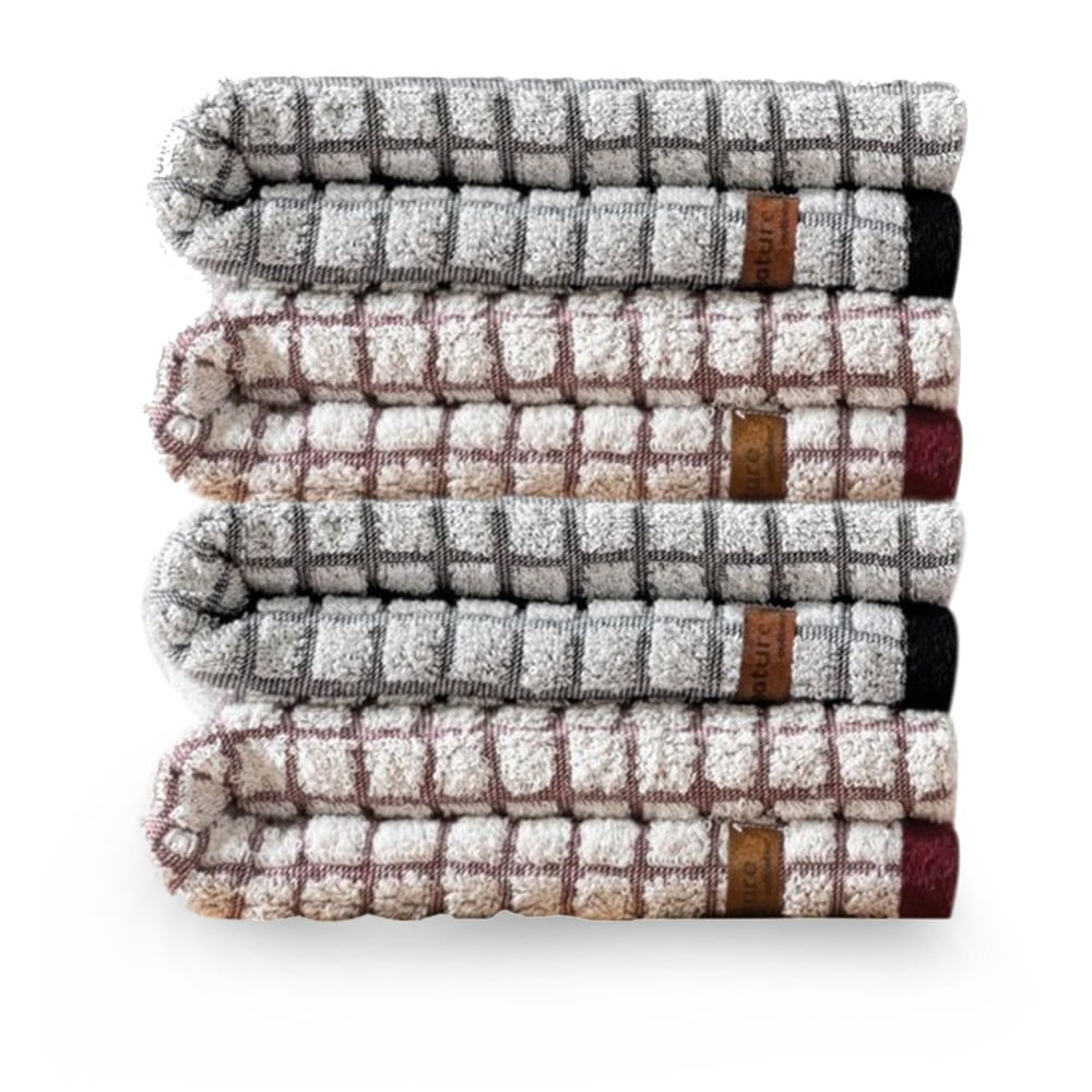 Froté uteráky v súprave 4 ks 50x90 cm Nature – Foutastic