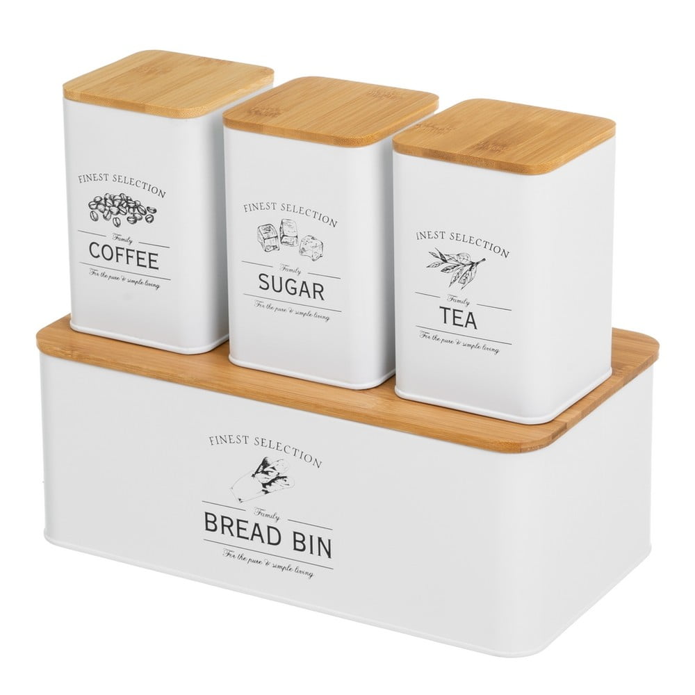 Oceľové dózy v súprave 4 ks – Casa Selección