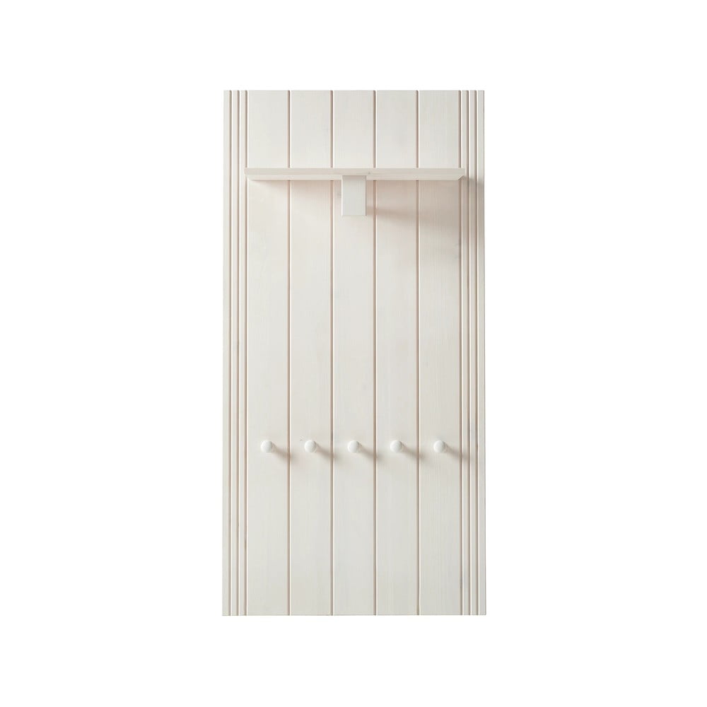 Biela predsieňová zostava z borovicového dreva 60x120x25 cm Anita – Støraa