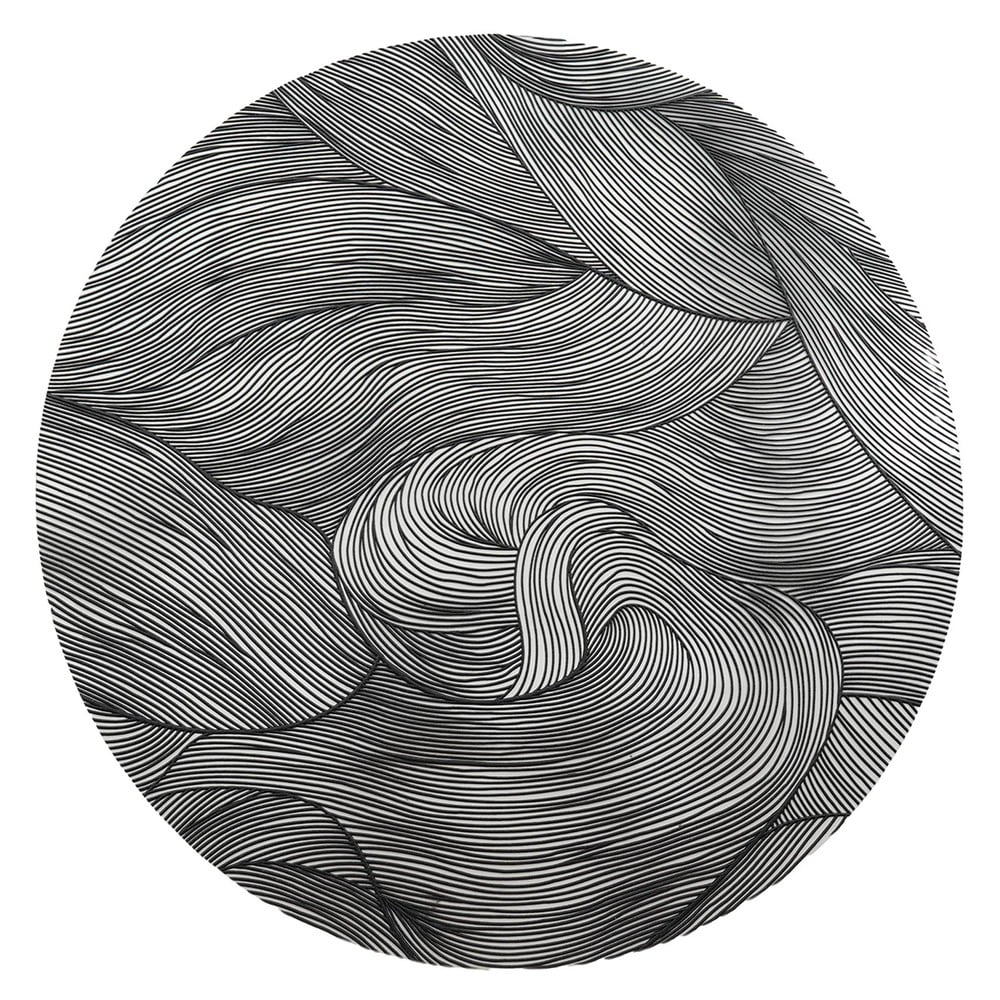 Plastové prestieranie ø 38 cm Celeste – douceur d'intérieur