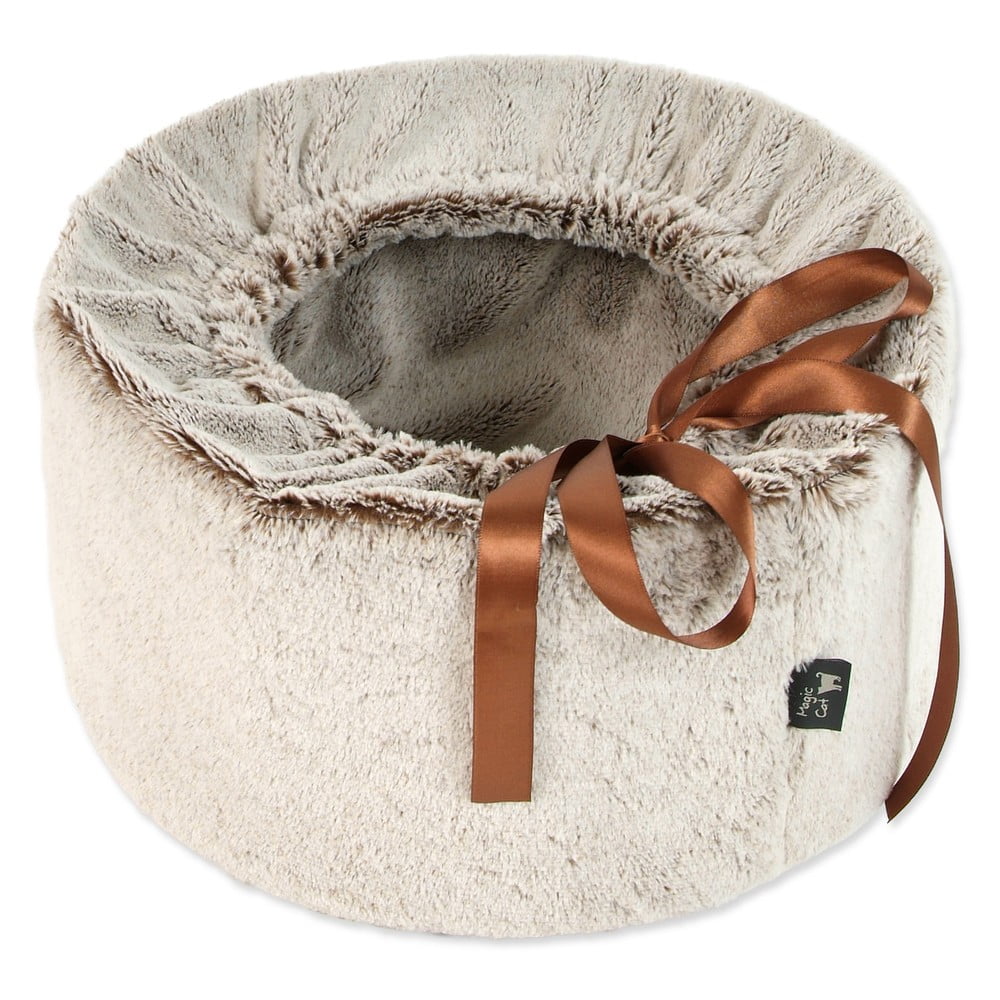 Svetlohnedý pelech pre mačku ø 58 cm Magic Cat  – Plaček Pet Products