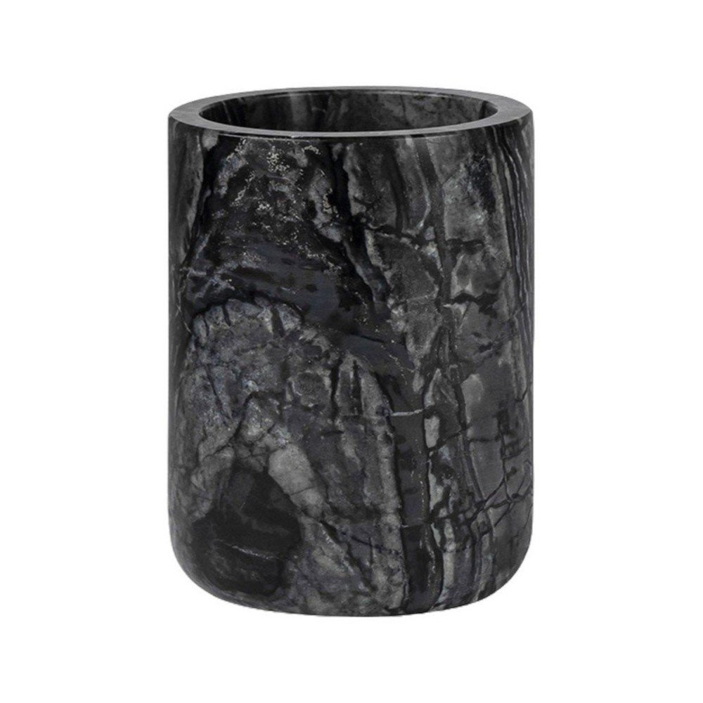 Čierny mramorový téglik na zubné kefky Marble – Mette Ditmer Denmark