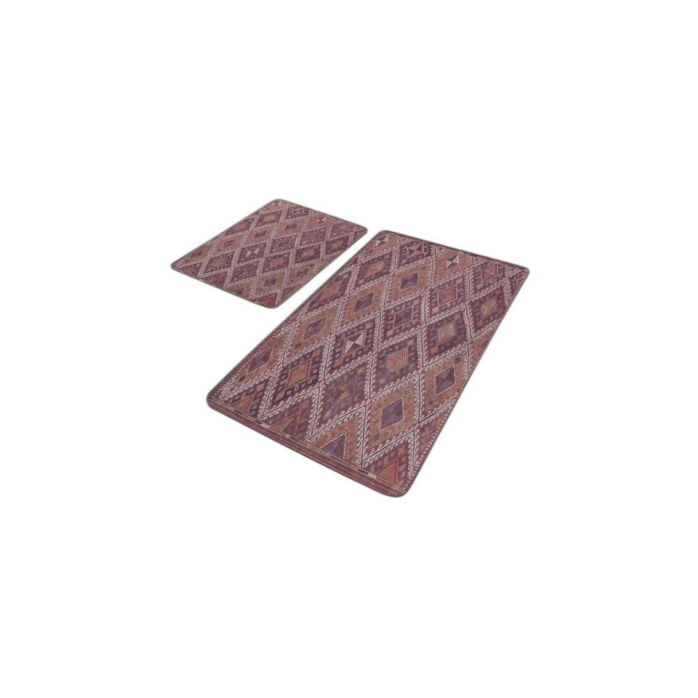 Zamatové kúpeľňové predložky v súprave 2 ks 60x100 cm – Mila Home