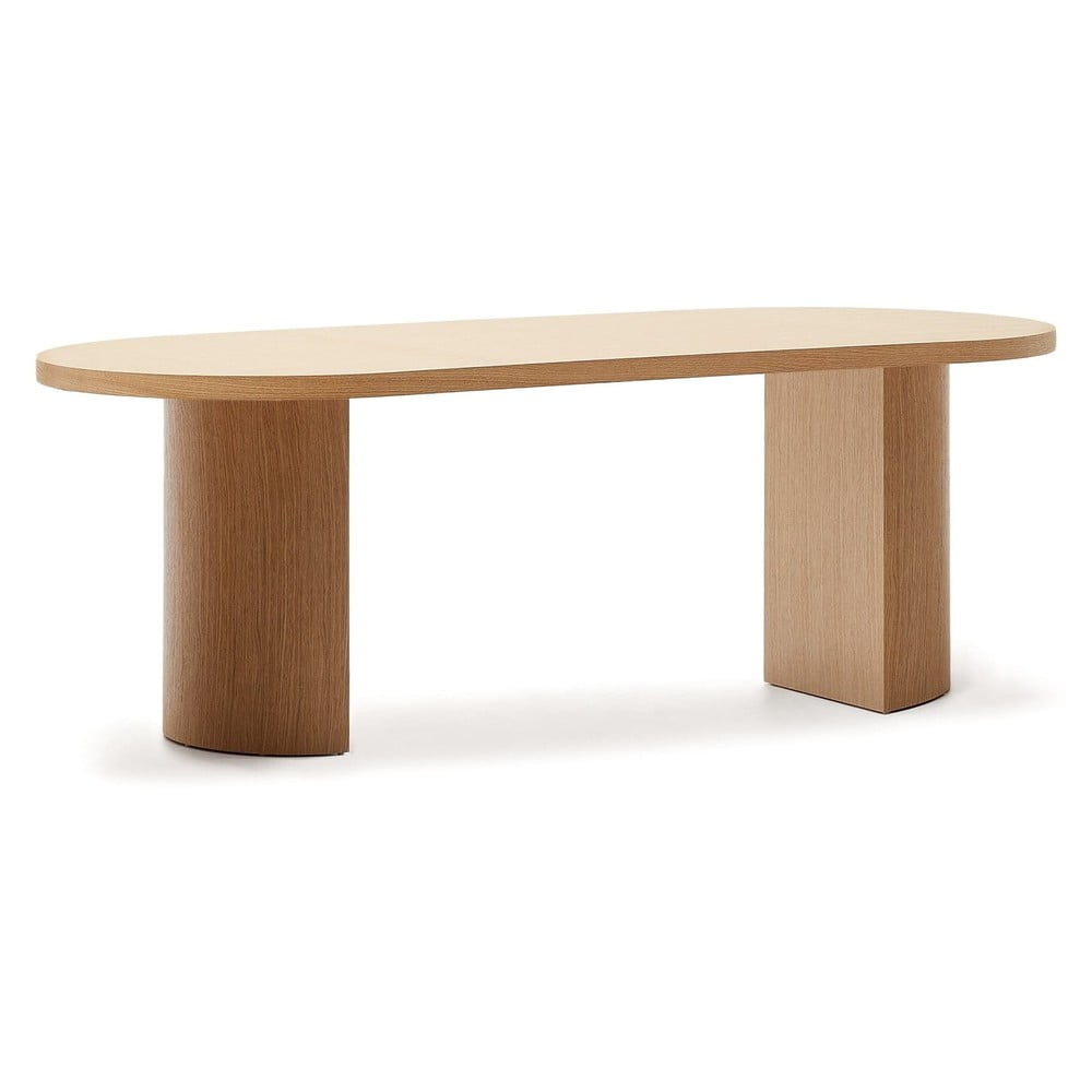 Jedálenský stôl v dekore duba 100x200 cm Nealy – Kave Home