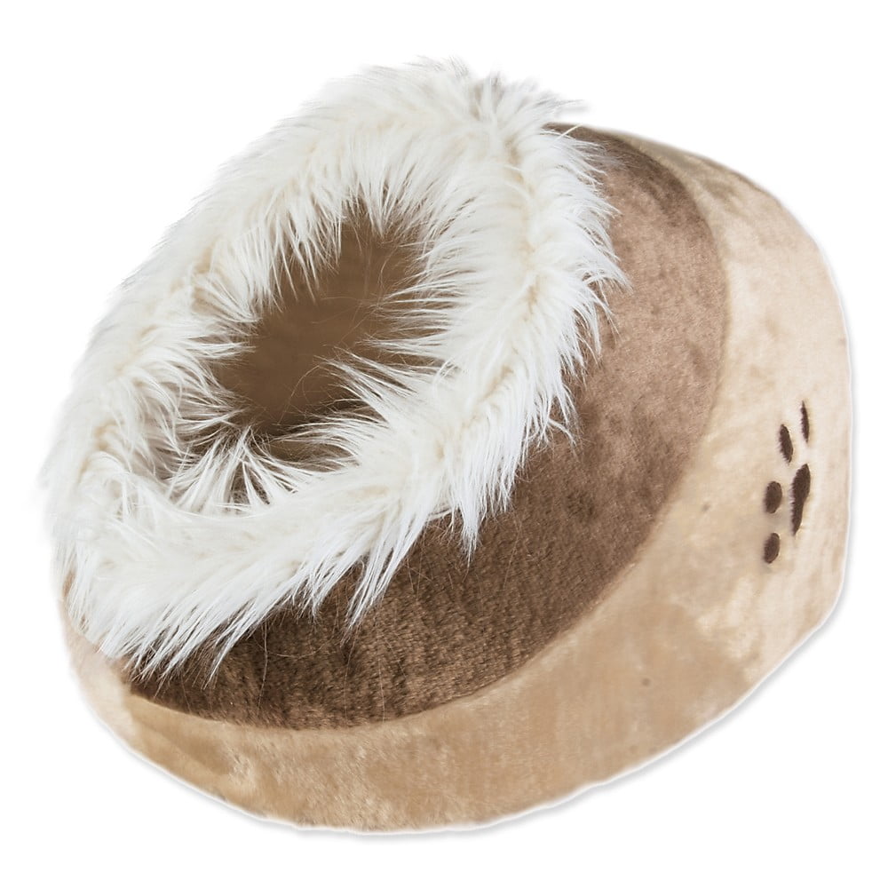 Béžový plyšový pelech pre mačku 35x26 cm Trixie Minou – Plaček Pet Products