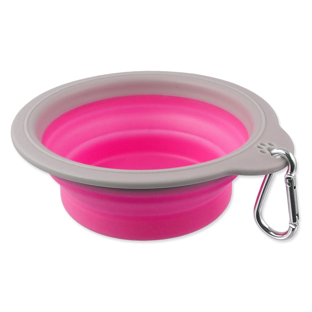 Plastová cestovná miska pre psa ø 15 cm Dog Fantasy – Plaček Pet Products