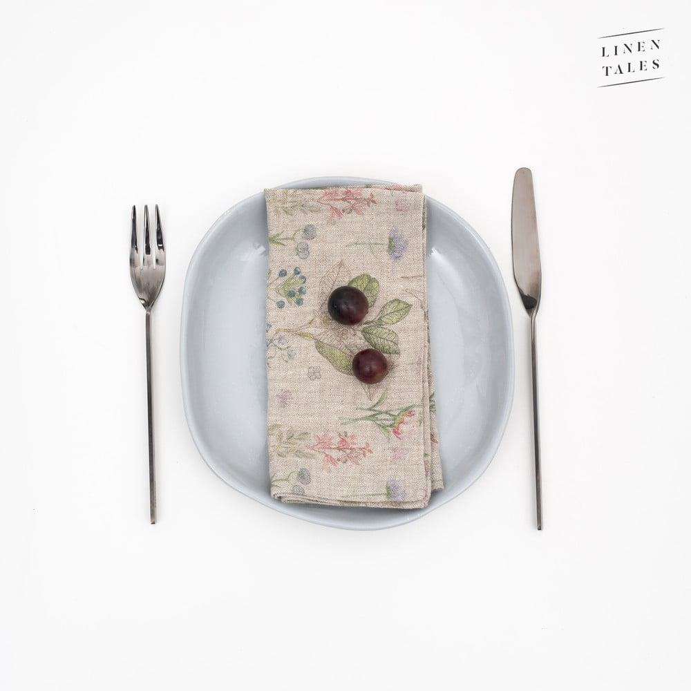 Ľanové obrúsky v súprave 2 ks Botany – Linen Tales
