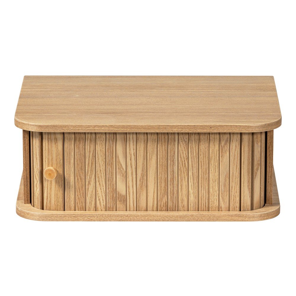 Závesný nočný stolík v dekore borovice v prírodnej farbe Jena – WOOOD