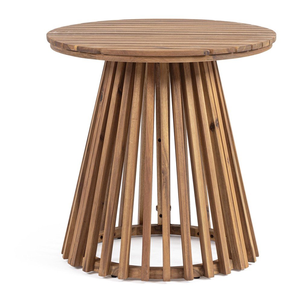 Okrúhly záhradný stolík z masívu akácie ø 50 cm Rodano – Bizzotto