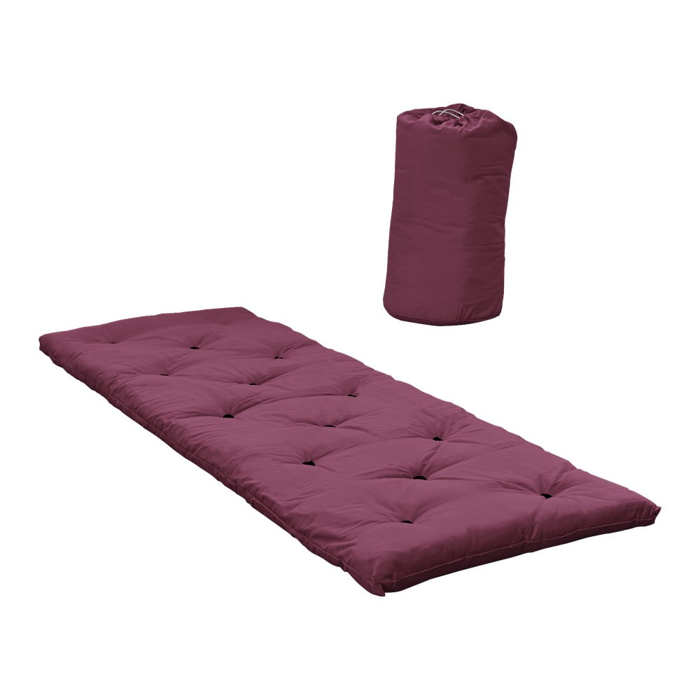 Červený futónový matrac 70x190 cm Bed In a Bag Bordeaux – Karup Design