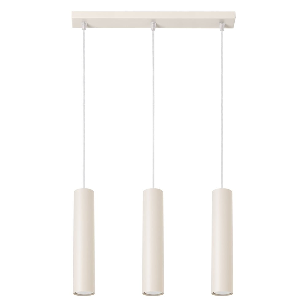 Krémové závesné svietidlo Castro – Sollux