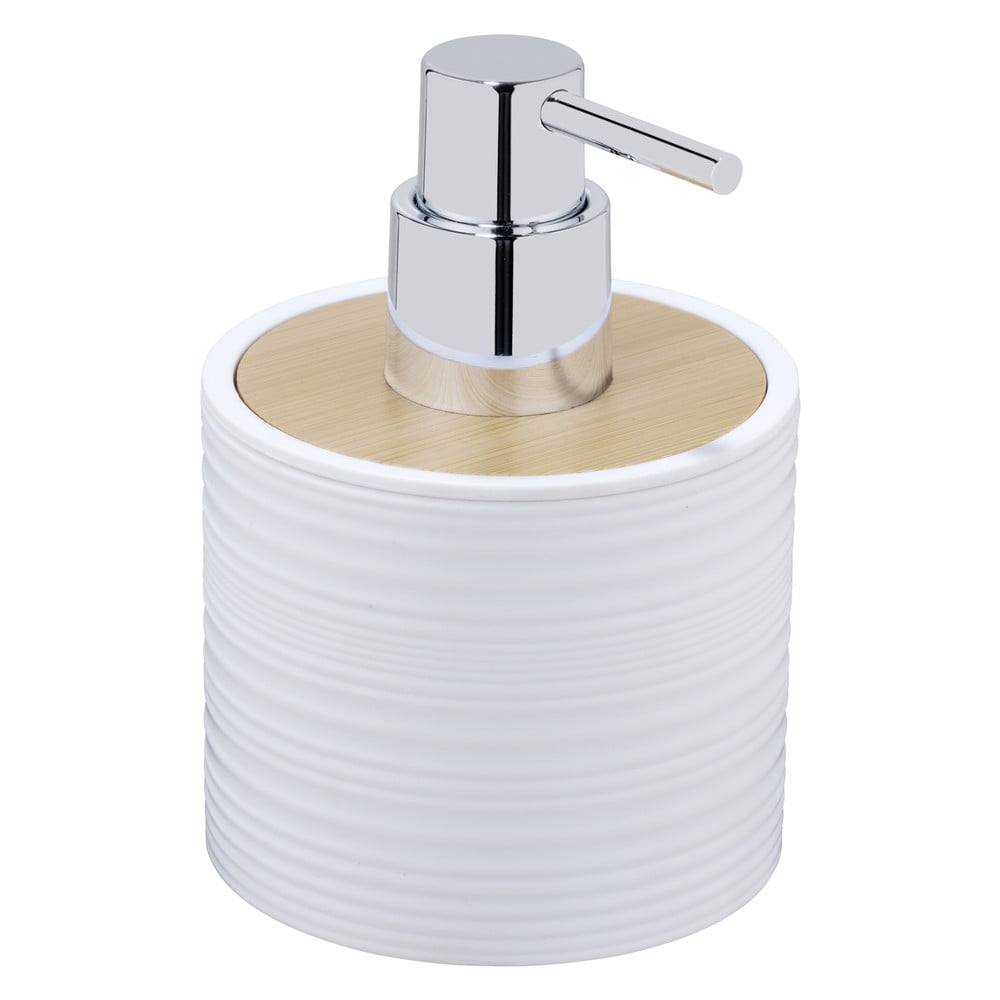 Biely plastový dávkovač mydla 350 ml Lyon – Allstar