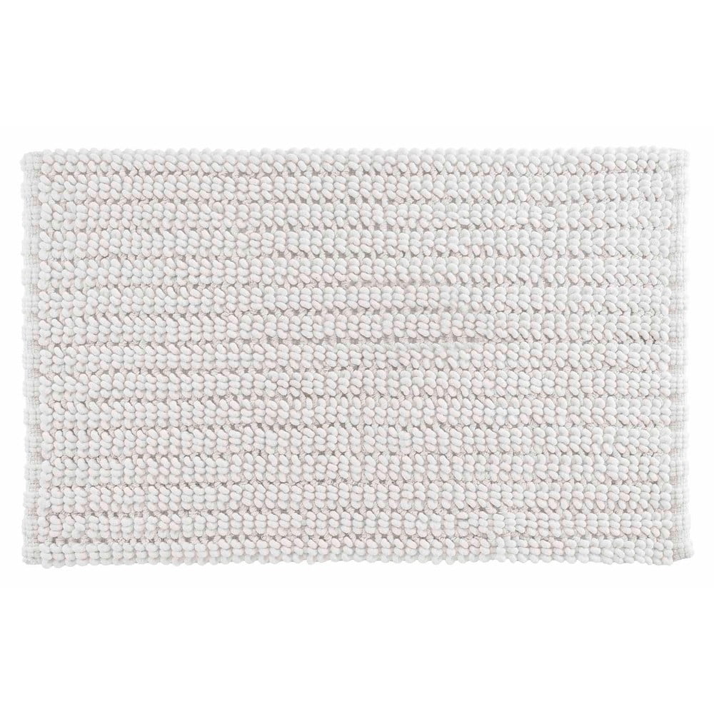 Biela kúpeľňová predložka 50x80 cm Voltis – douceur d'intérieur