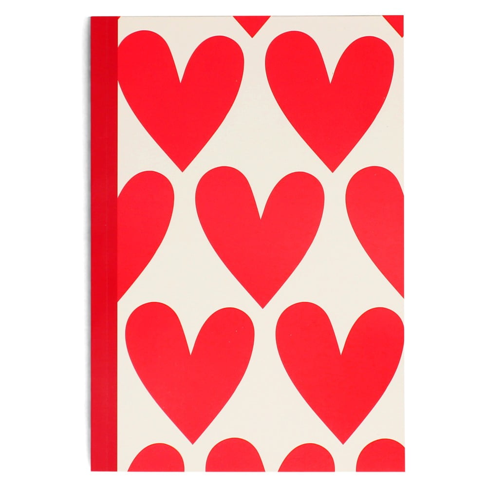 Zápisník 60 str. formát A5 Hearts – Rex London