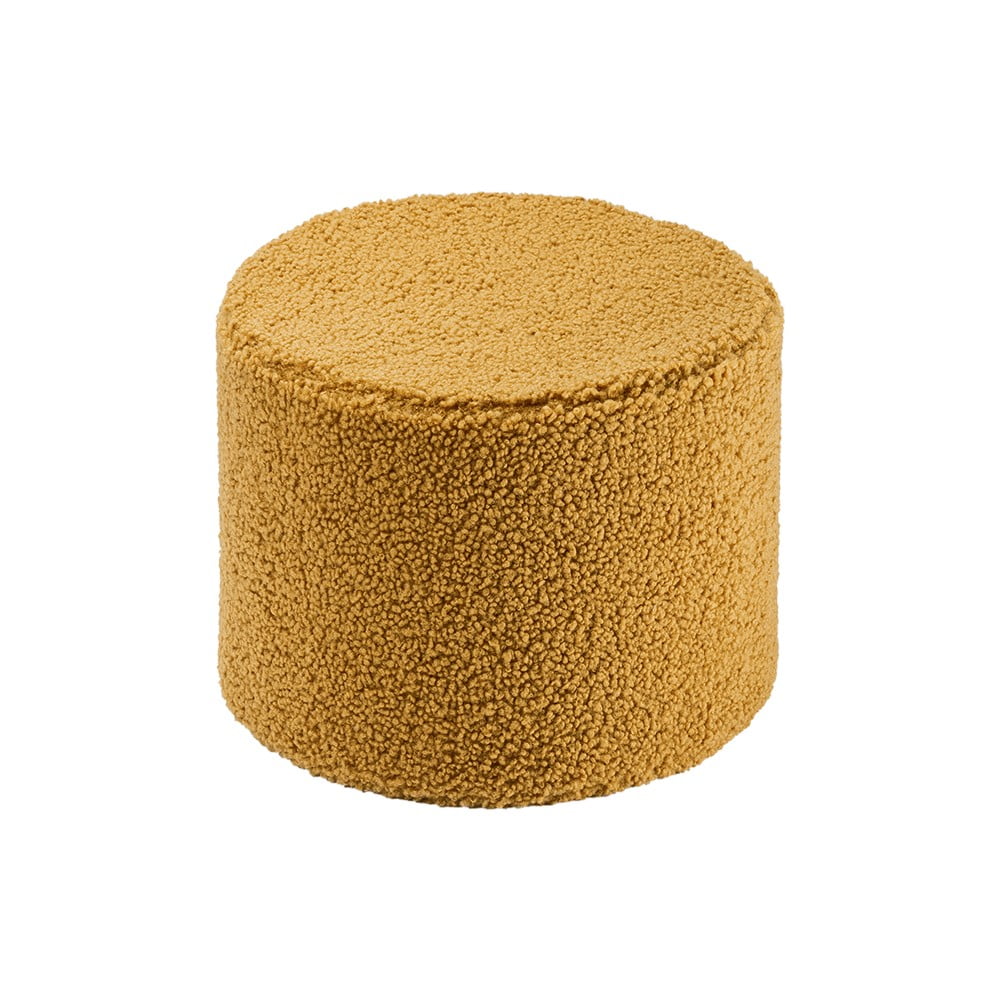 Hnedý detský puf z textílie buklé – Wigiwama