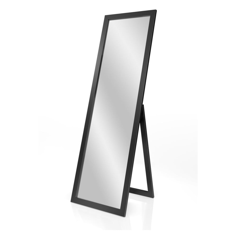 Stojacie zrkadlo v čiernom ráme Styler Sicilia