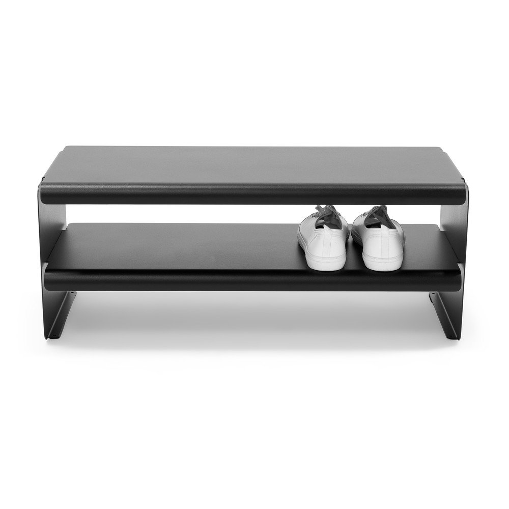 Čierna oceľová skrinka na topánky 71