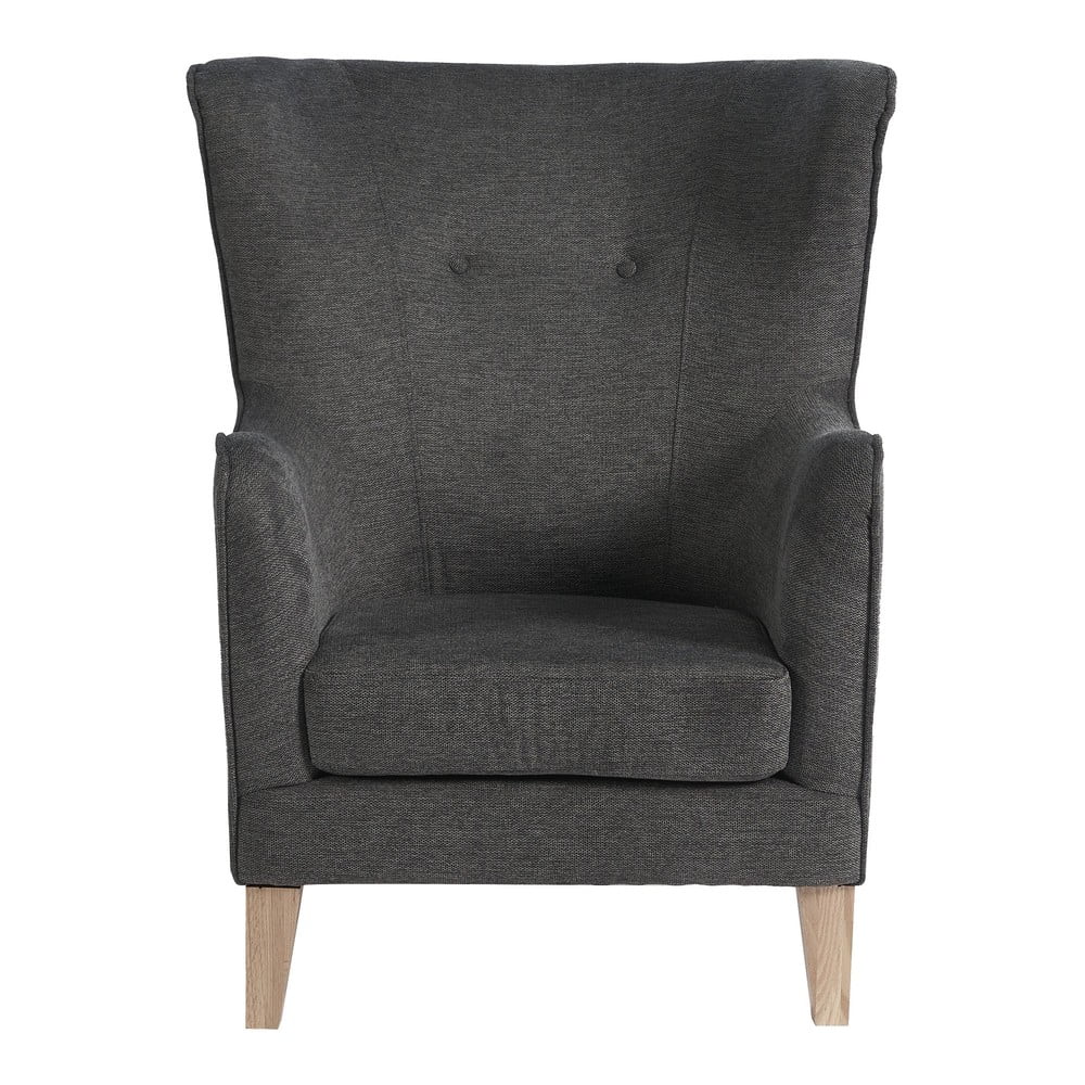 Tmavosivé kreslo ušiak Campo – House Nordic