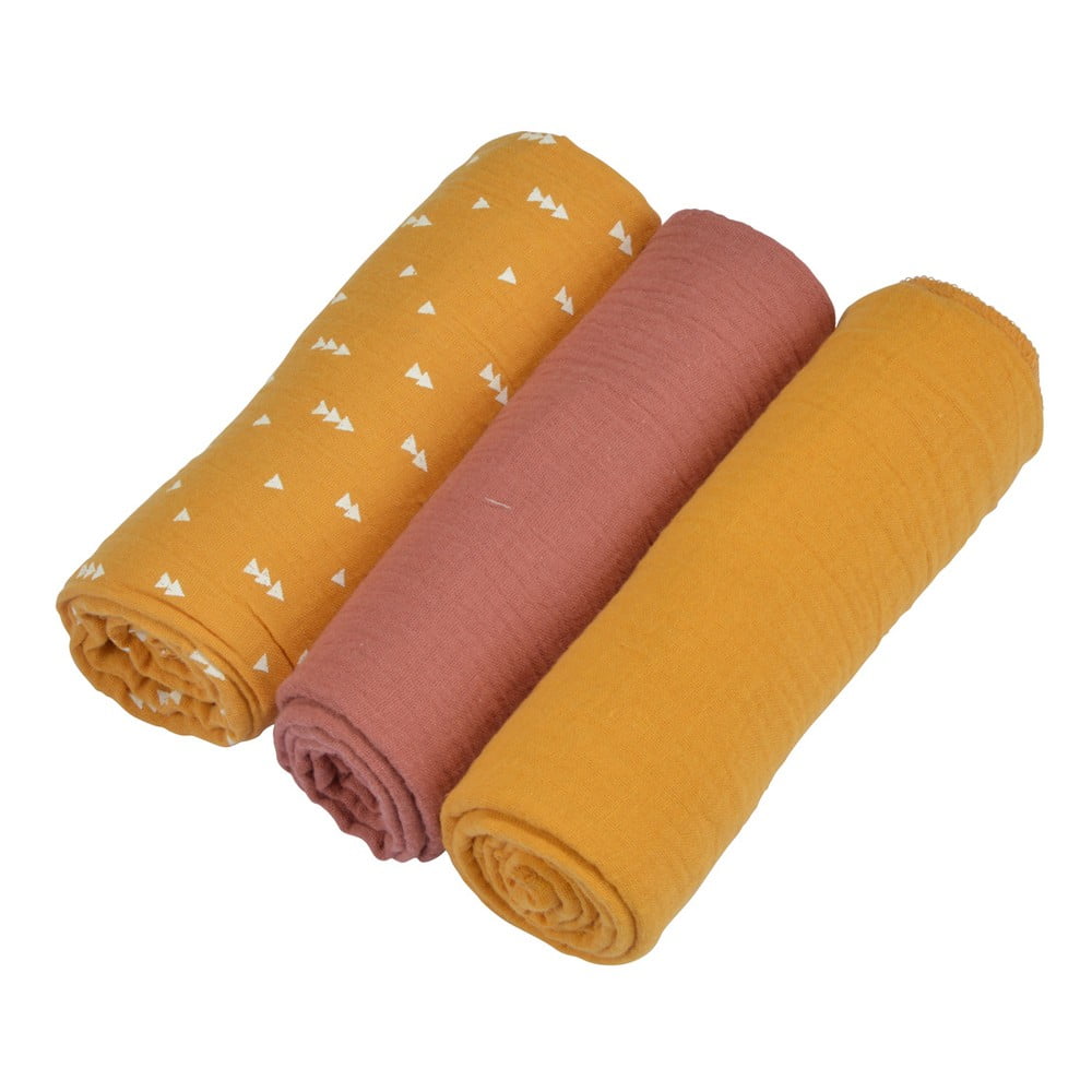 Mušelínové plienky 3 ks – Bébé Douceur