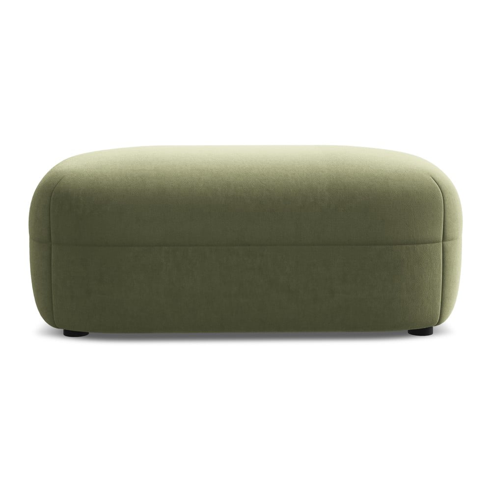 Zelená zamatová podnožka Moana – Makamii