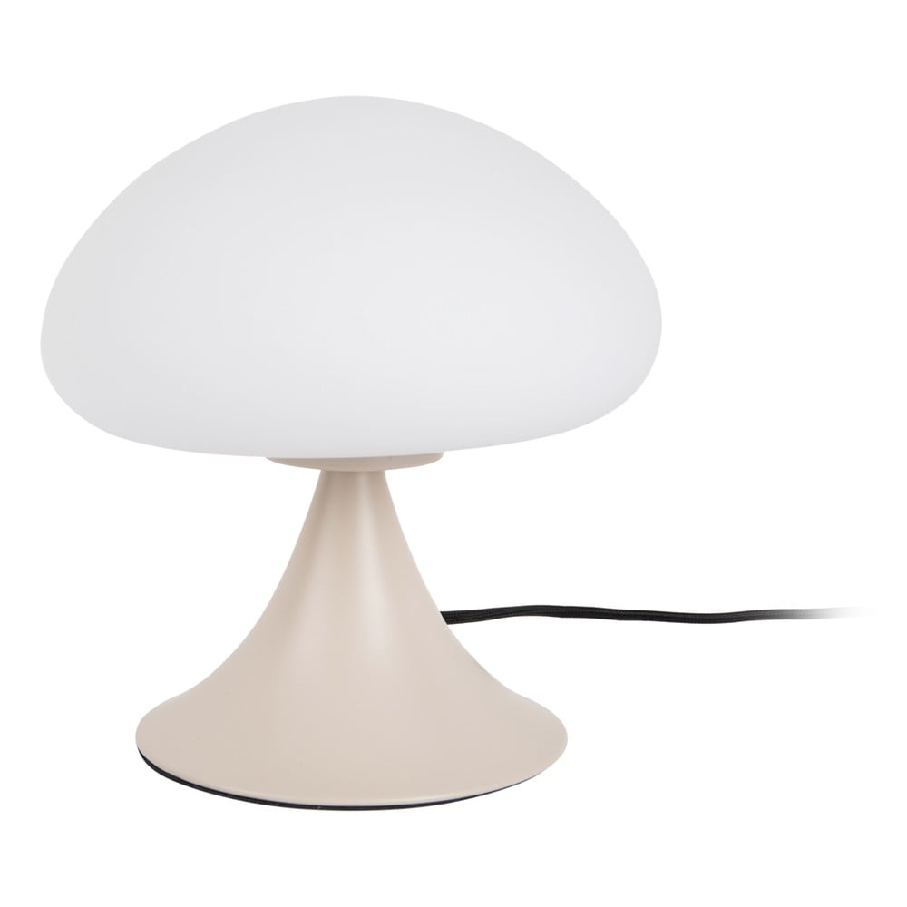 Sivá stolová lampa (výška  21 cm) Hongo  – Leitmotiv