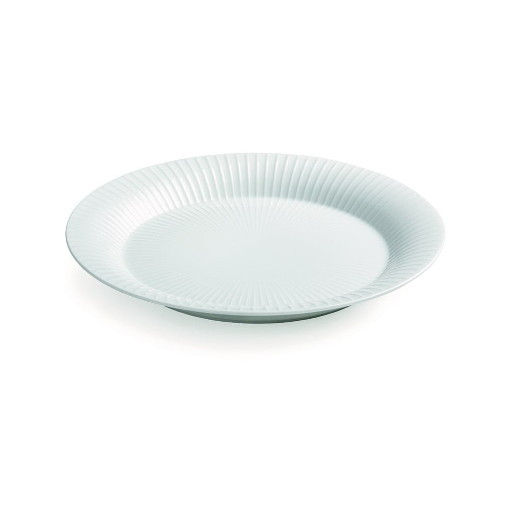 Biely porcelánový tanier Kähler Design Hammershoi