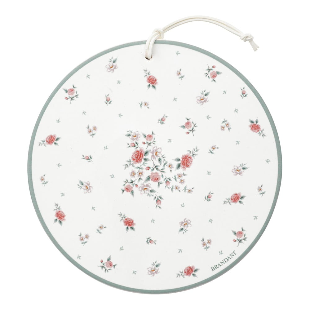 Závesná porcelánová dekorácia Brandani Nonna Rosa