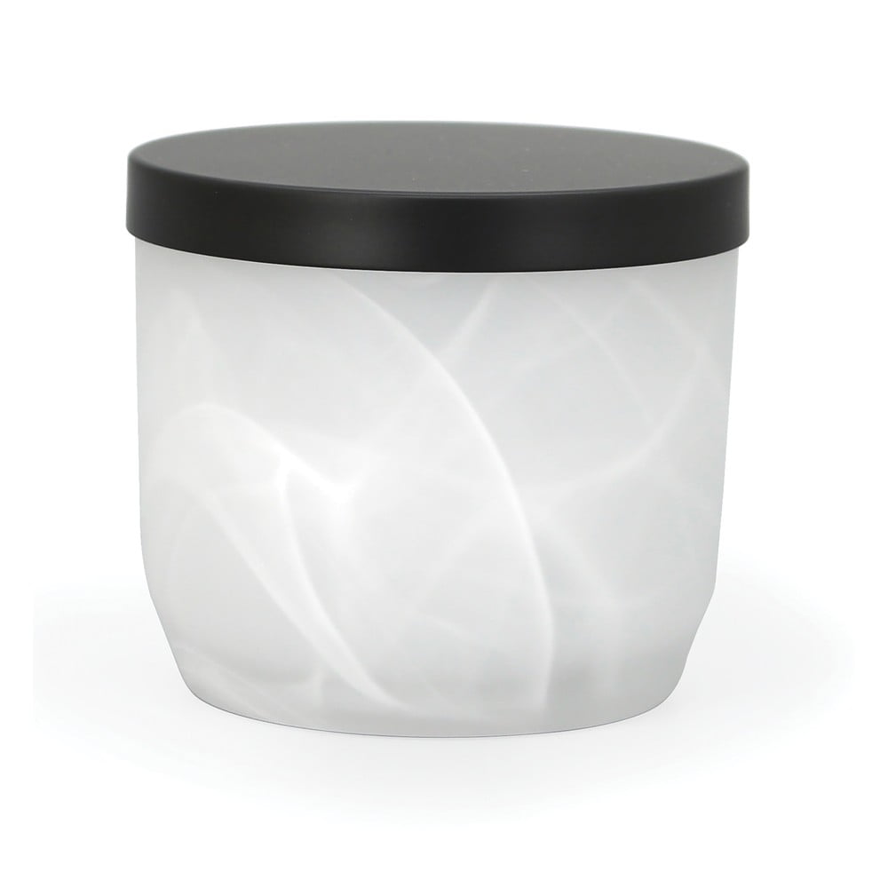 Biely sklenený kúpeľňový organizér na vatové tampóny Madison – Spirella