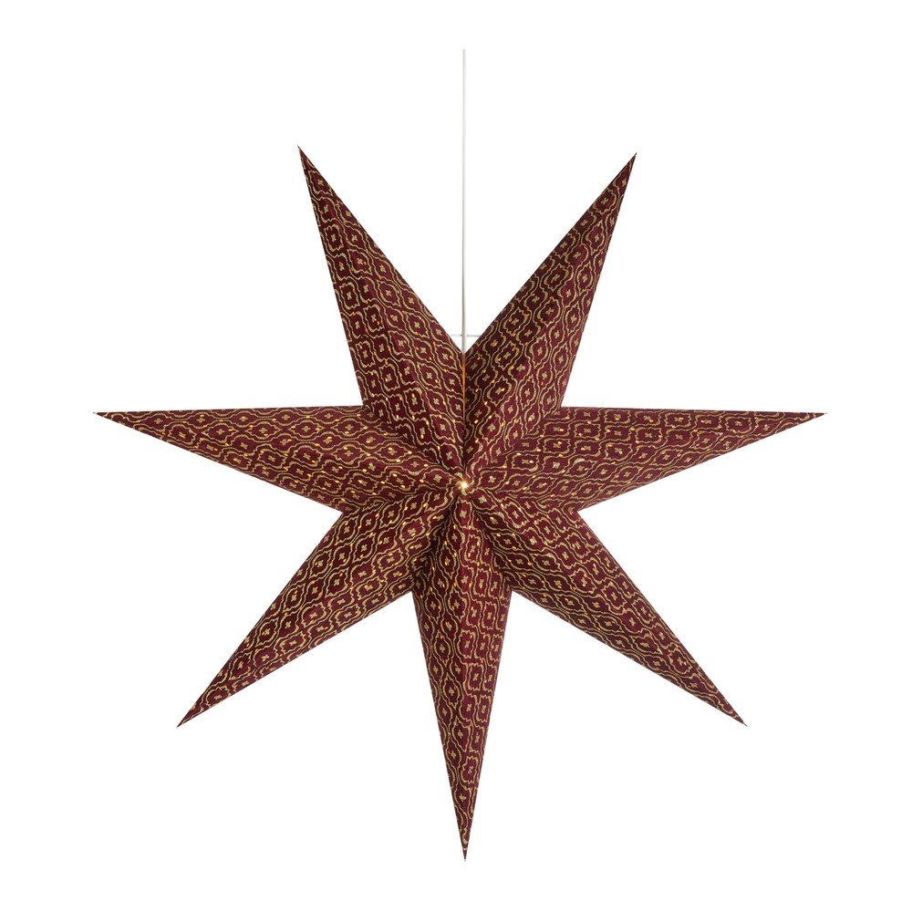 Vínová závesná vianočná svetelná dekorácia Baroque – Markslöjd