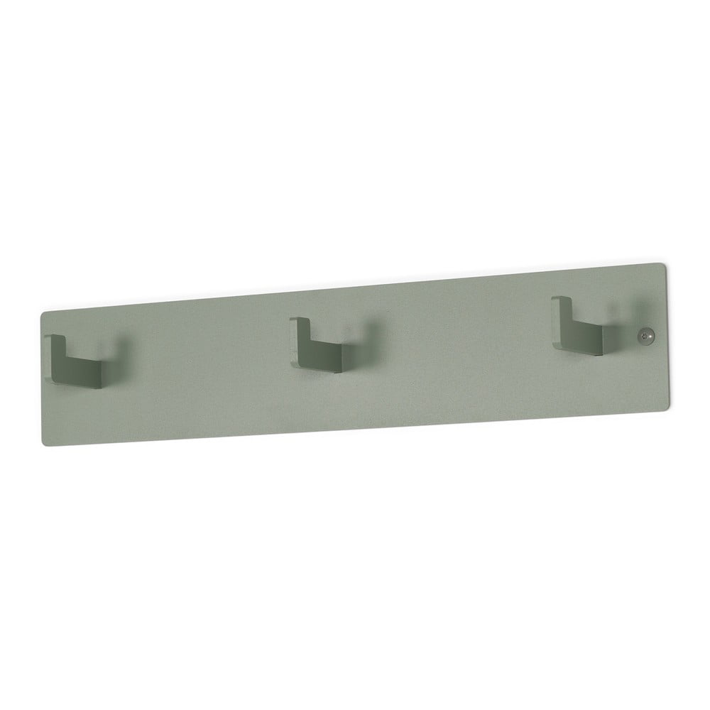 Sivozelený kovový nástenný vešiak 50 cm Leatherman – Spinder Design