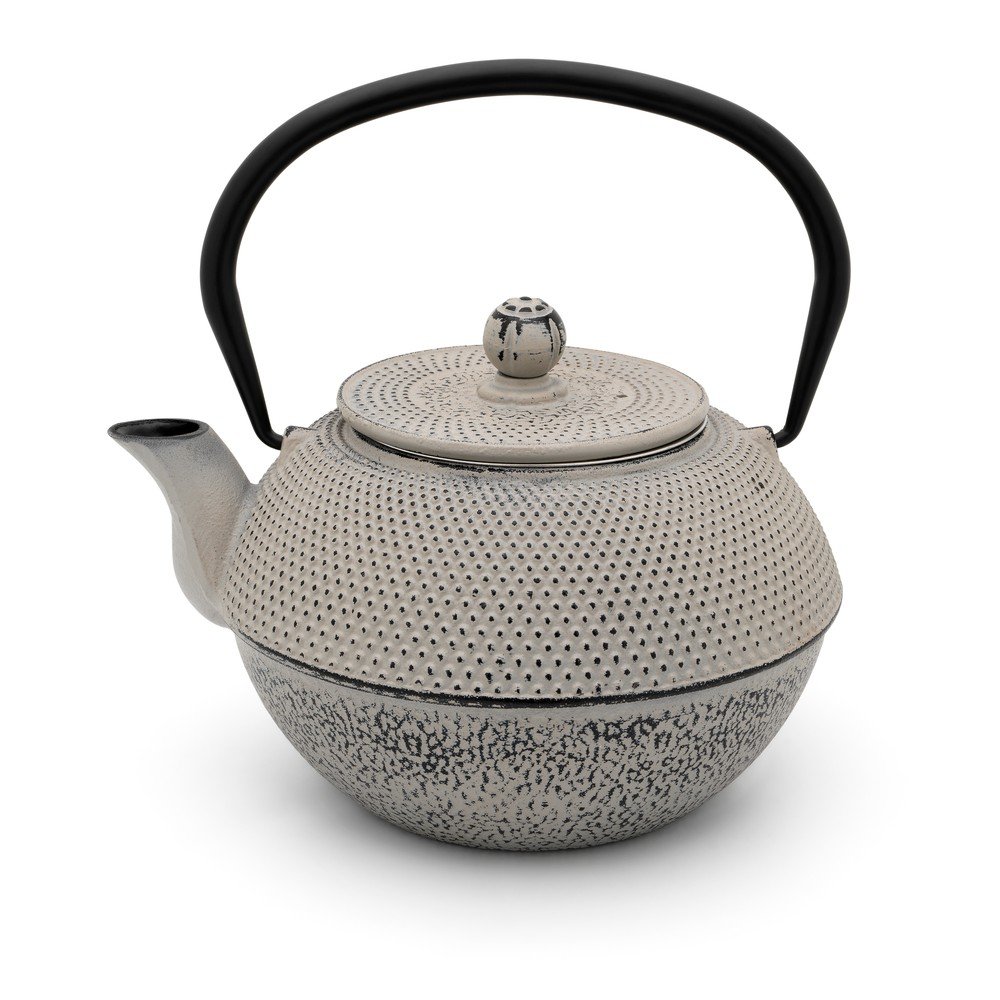 Sivá kanvica na čaj z liatiny 1