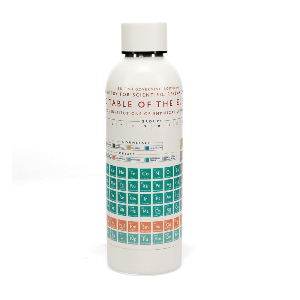 Krémová cestovná fľaša z nehrdzavejúcej ocele 500 ml Periodic Table – Rex London