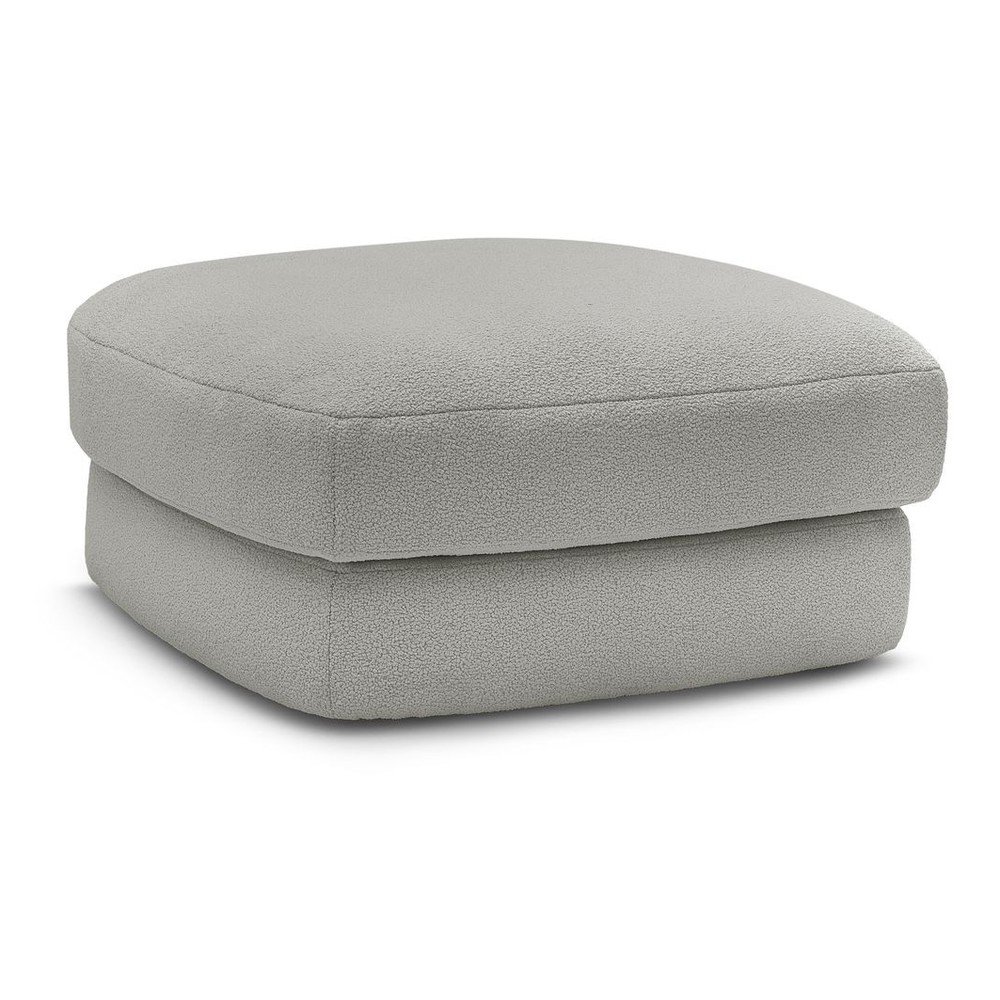 Svetlosivá podnožka z textílie buklé Leonore – Bobochic Paris