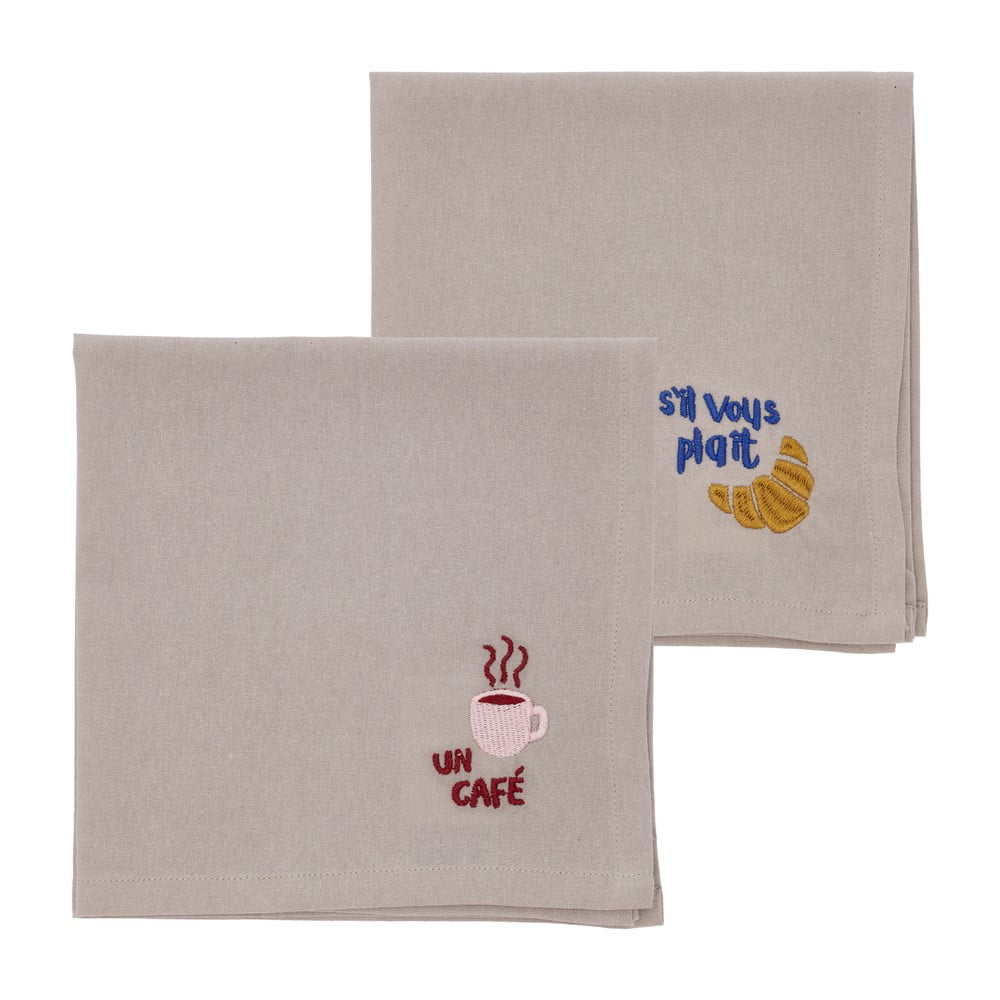 Textilné obrúsky v súprave 2 ks 40x40 cm Bistro – Södahl