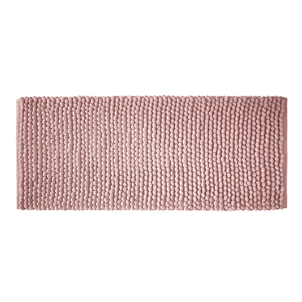 Ružová kúpeľňová predložka 50x120 cm Aspen Bobble – Bianca