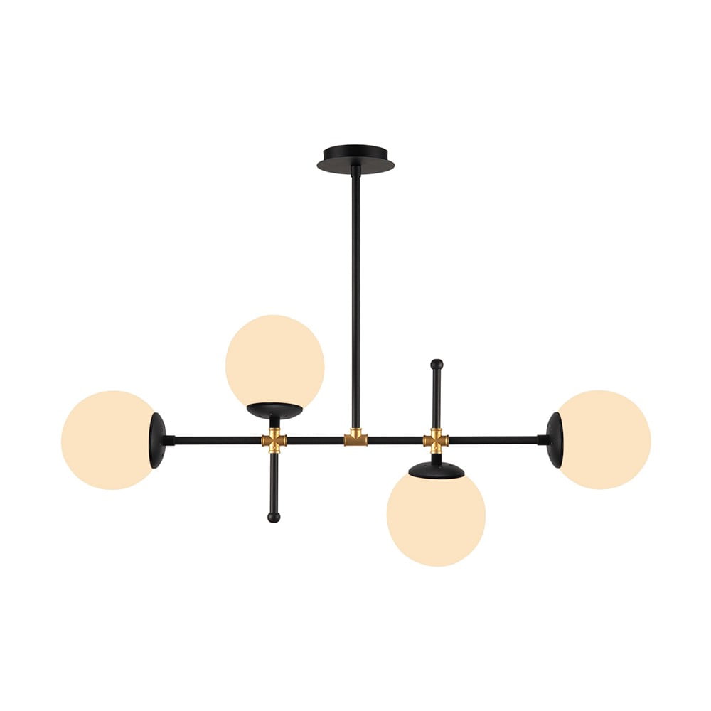 Čierne závesné svietidlo Squid Lighting Kruva