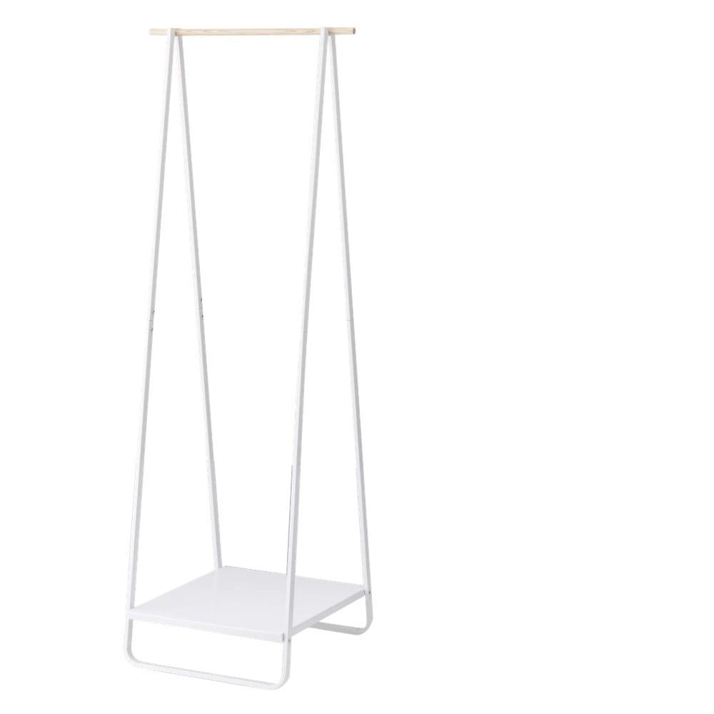 Biely kovový stojan na oblečenie Tower – YAMAZAKI