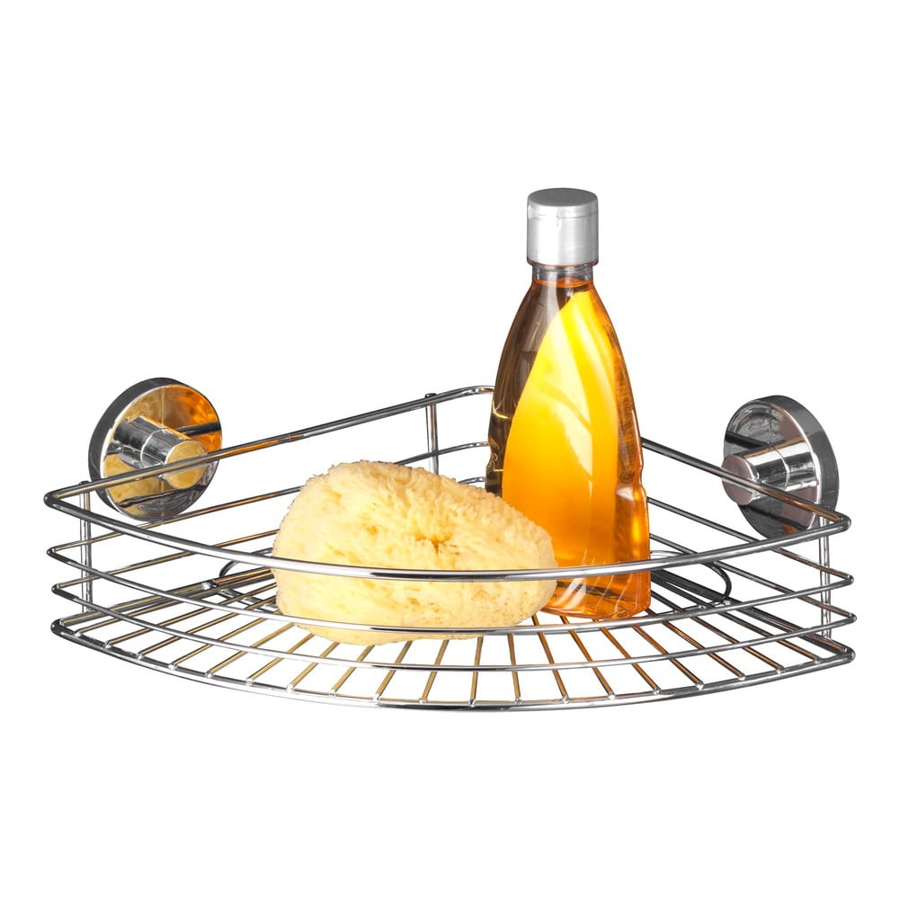 Samodržiaca rohová polička Wenko Vacuum-Loc