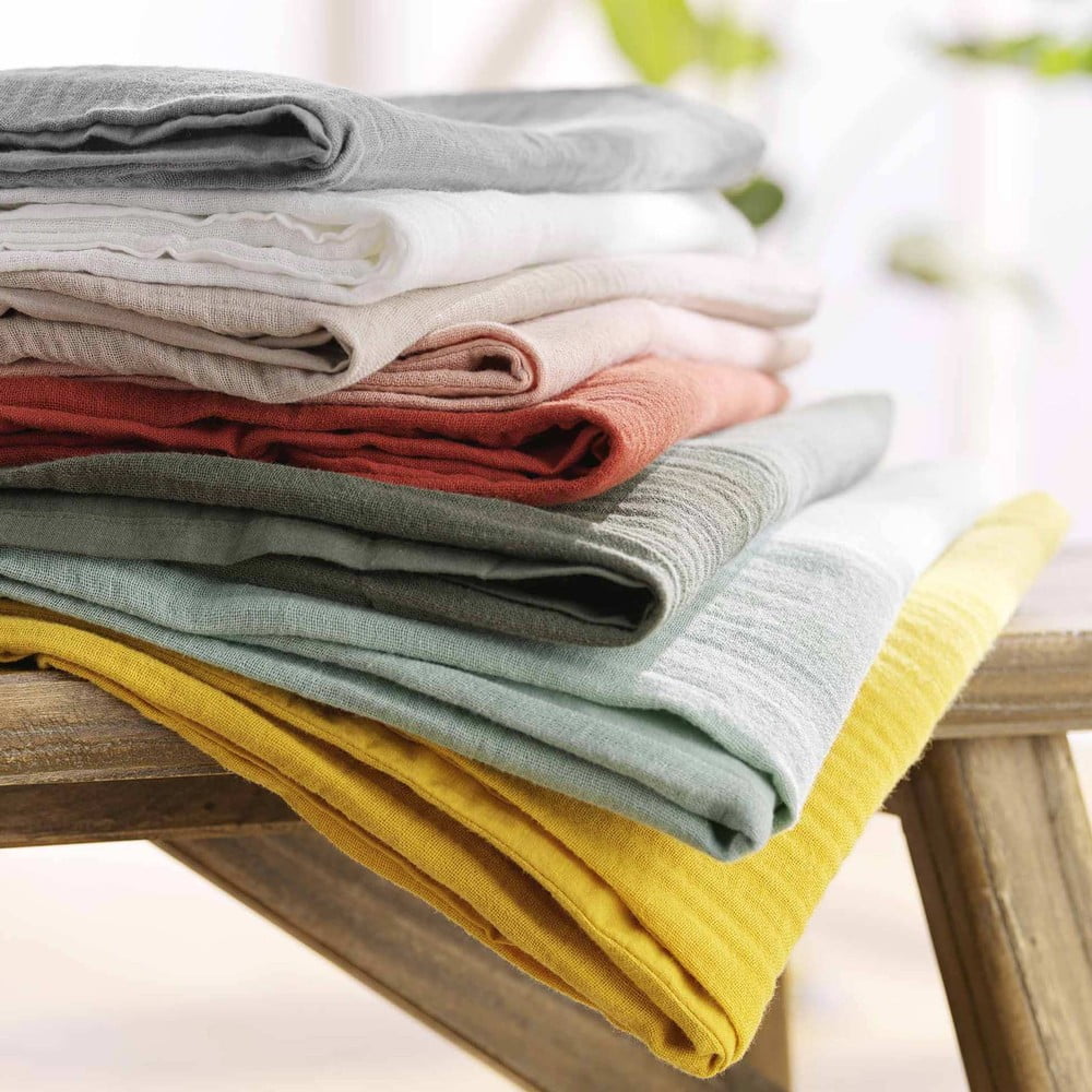 Ružové mušelínové obliečky na jednolôžko 140x200 cm Angelia – douceur d'intérieur