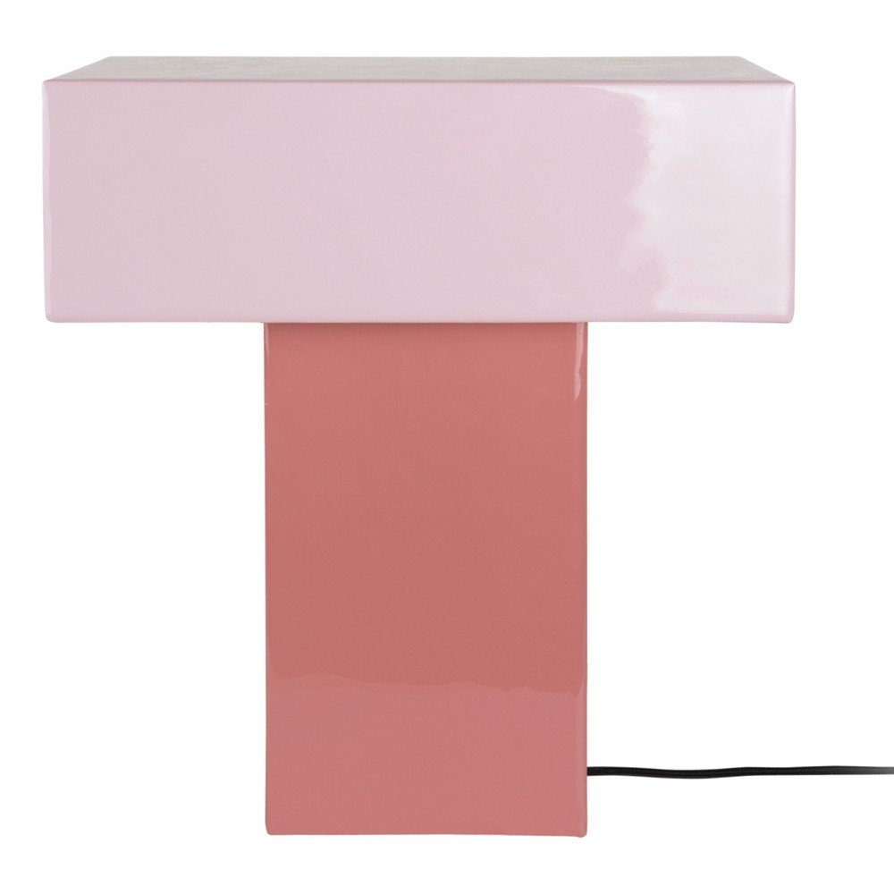 Ružová stolová lampa (výška  35 cm) Grato Recto – Leitmotiv