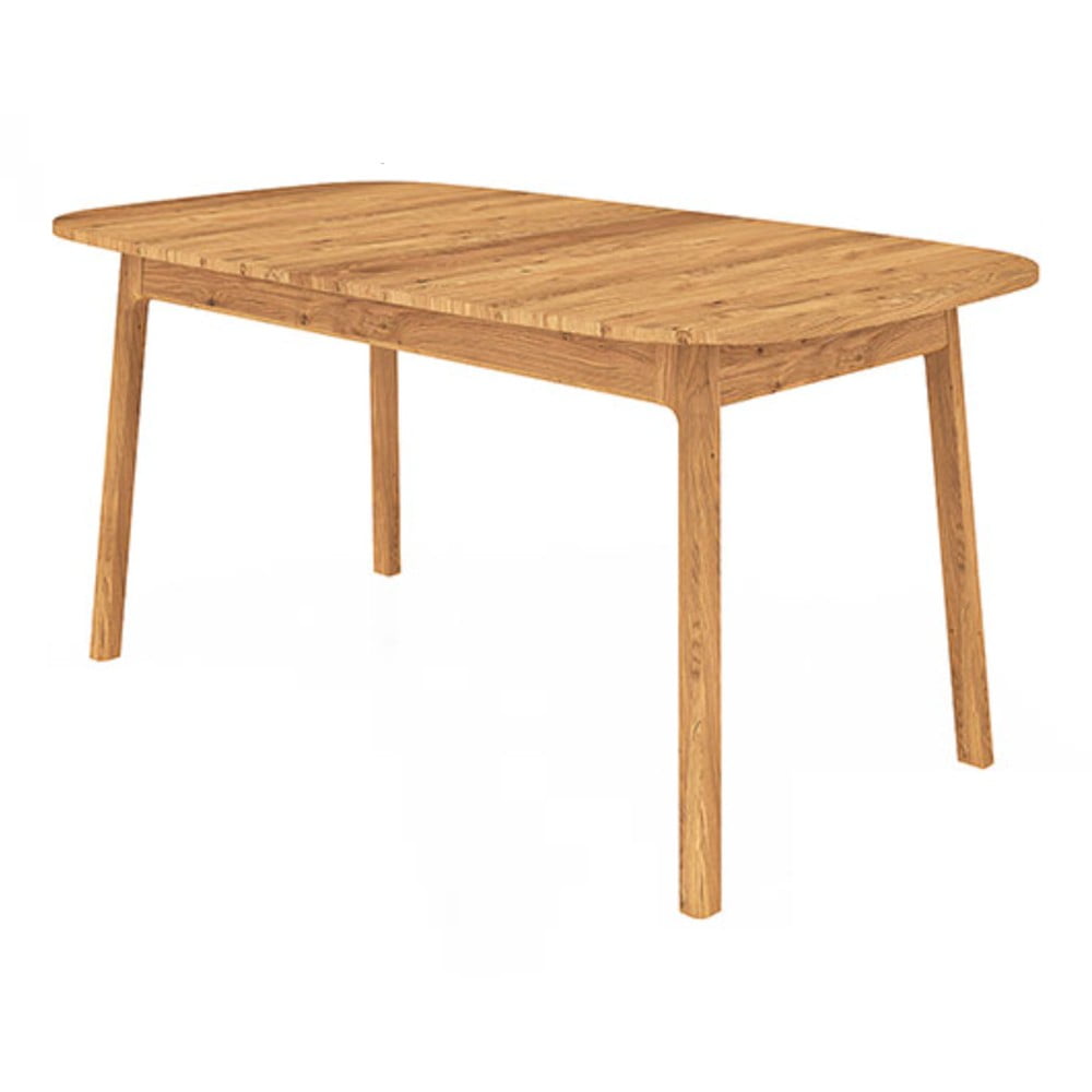 Rozkladací jedálenský stôl z dubového dreva v prírodnej farbe 100x120 cm Twig – The Beds
