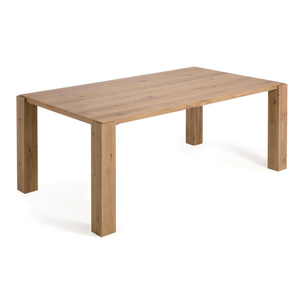 Jedálenský stôl v dekore duba 100x200 cm Deyanira – Kave Home