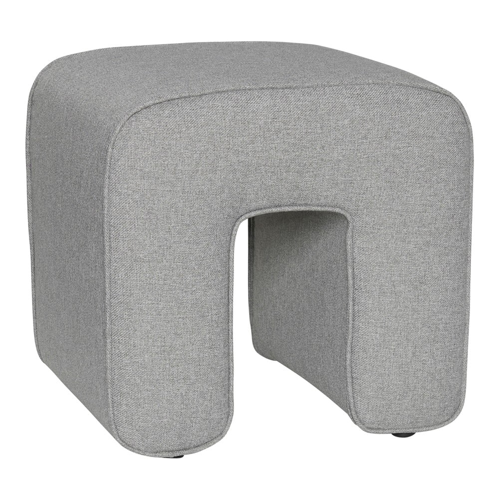 Sivý taburet Sculpture – Hübsch