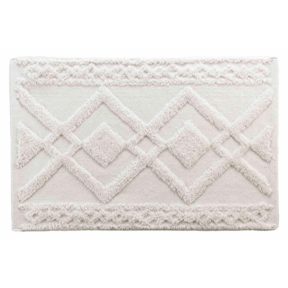 Biela kúpeľňová predložka 50x80 cm Gladis – douceur d'intérieur