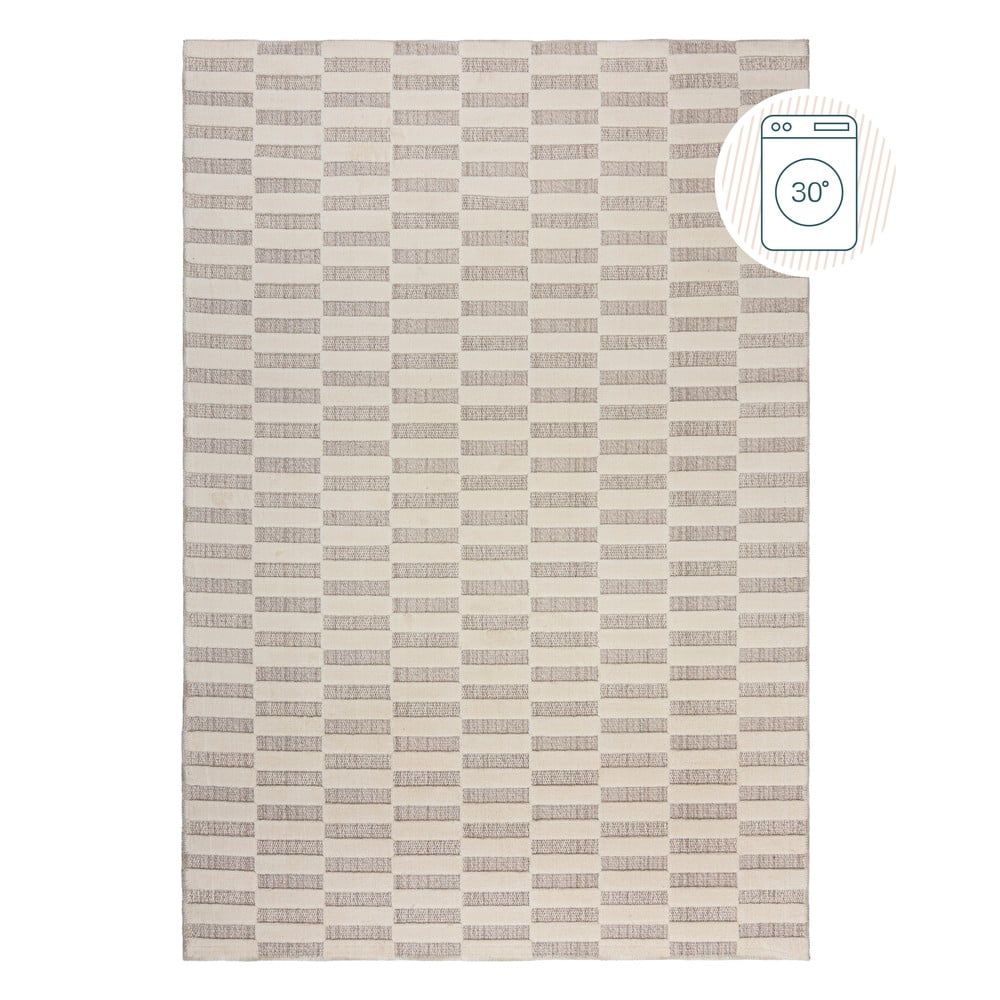 Sivobéžový prateľný koberec 116x170 cm Marlowe – Flair Rugs
