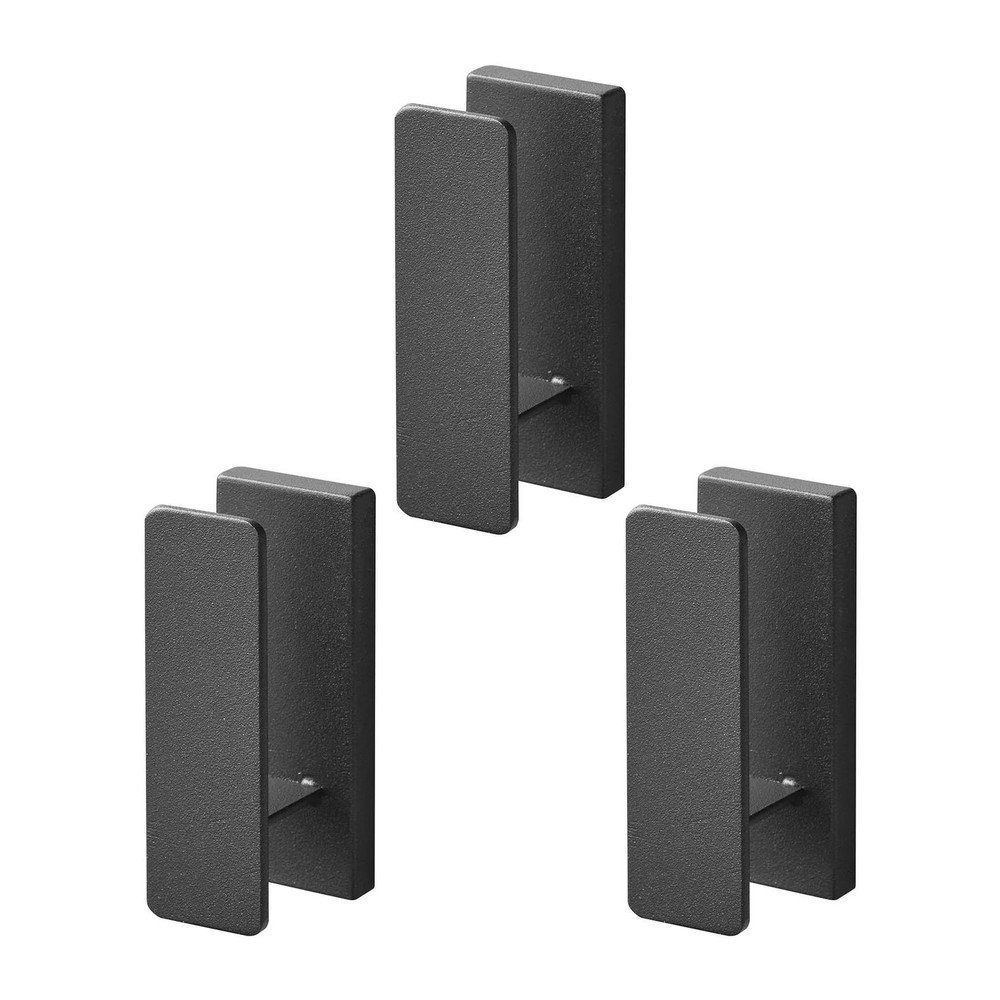 Čierne nástenné kovové háčiky v súprave 3 ks Tower – YAMAZAKI