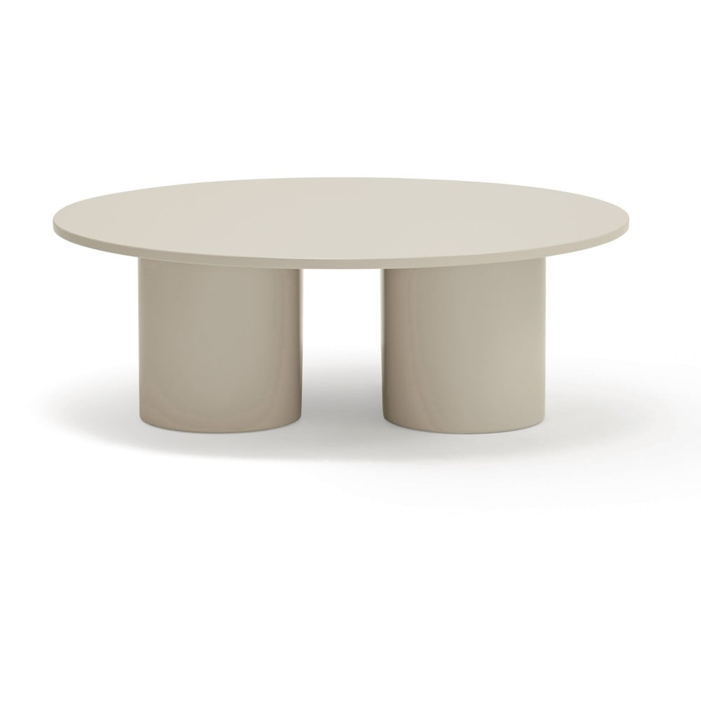 Krémovobiely konferenčný stolík 110x111 cm Totem – Teulat